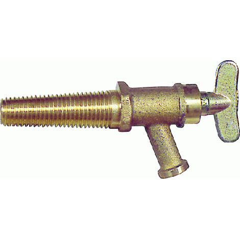 Robinet extérieur en laiton pour tonneaux – Filetage plomberie 11-16,5 mm – Saveurs de vin – Usage professionnel