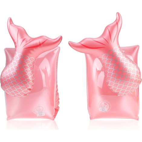 Brassards de natation pour enfants, queue de sirène gonflable 3D, équipement de sécurité pour piscine, flotteurs pour enfants de 2 à 6 ans. (1/5)