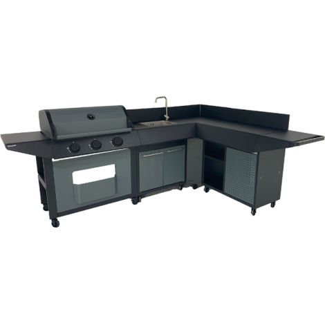 Cuisine d'extérieur avec angle BURN 3B