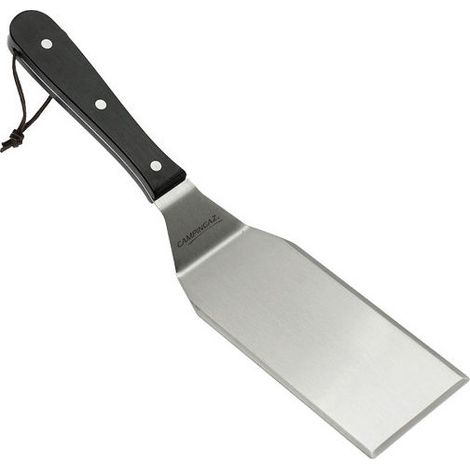 Campingaz Spatola Premium, spatola de acciaio inox, spatola per griglia, accessori per griglia, posate per griglia o piastra, raschietto de metallo, argento