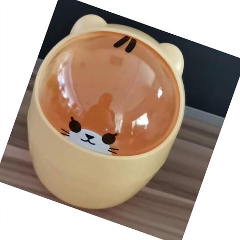 Cute Desk Trash Can Detachable Large Opening Mini Garbage Can