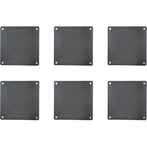 Staubfilter für PC-Gehäuselüfter, abnehmbares Design, verbessert die Wärmeableitung, einfache Wartung, Schwarz (1/5)