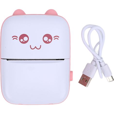 Imprimante d'étiquettes Bluetooth Roseate rechargeable 200 DPI, imprimante thermique portable sans encre avec application pour photos d'erreurs et listes de courses (1/5)