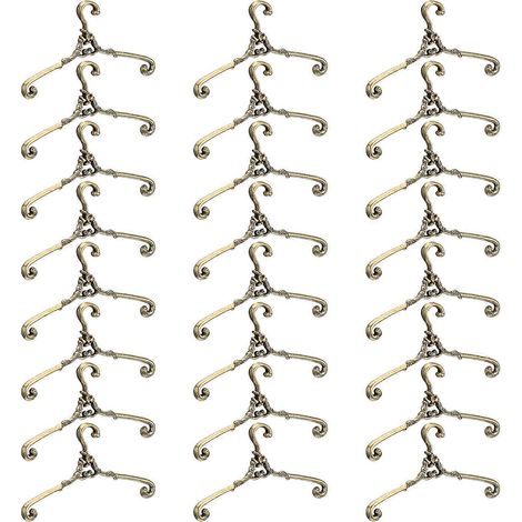 Lot de 24 cintres pour vêtements de poupée, portants miniatures pour vêtements de maison de poupée (1/5)