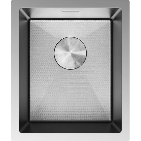 Mexen Trixo lavello in acciaio inox 1 vasca 370 x 440 mm, inox HC - 6412371000-01HC (1/5)