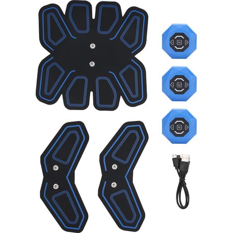 Stimulateur musculaire abdominal intelligent pour entraînement fitness à domicile avec diffusion vocale (1/5)