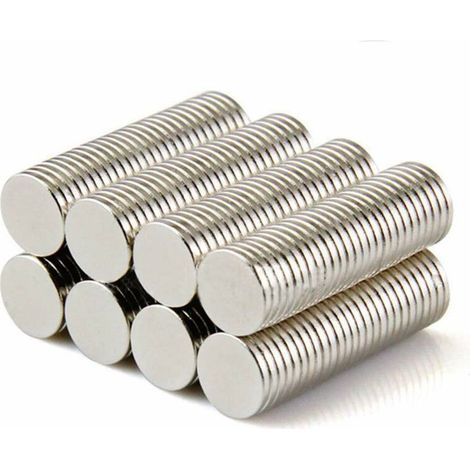 50 Pcs 8 1mm Aimants Solides d'aimant de néodyme N42 disques circulaires Super-aimants