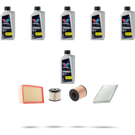 Kit tagliando 4 FILTRI e 6L OLIO compatibile con Citroen Ds4 2.0 Hdi 120kw dal 2011 (1/5)