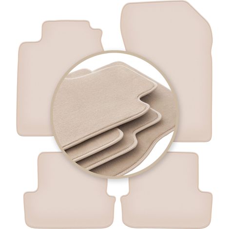 Alfombrillas beige PREMIUM para Renault Laguna III Coupé 2007-2015 (1/5)
