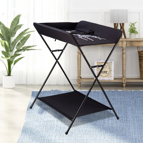 Baby Wickelkombi Klappbare Wickelkommode Mobile Wickeltisch Kinder Wickelauflage