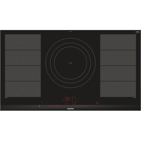 placa de inducción 90cm 5 fuegos 11100w flexinduction negra - ex975lvv1e - siemens - (1/5)