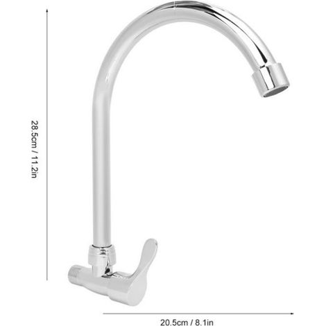 Robinet De Cuisine - Alliage De Zinc - Pour Évier Domestique - 1 Pièce (1/5)