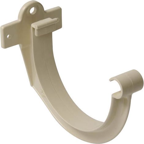 Nicoll – Crochet bandeau plastique 25 sable – Élément de fixation pour gouttière – Fixation des profilés de 25 sur bandeau – Pour chantiers humides