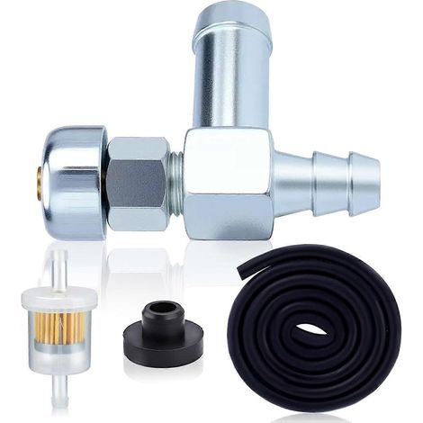 Joint de réservoir d'essence Bluezoo et vanne d'arrêt pour générateur portable MTD, Troy Bilt, Toro, Craftsman, tondeuse à gazon, souffleuse à neige, motoculteur, réservoir de carburant 33/64". (1/5)