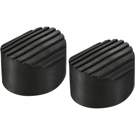 Tappetino antiscivolo per piedini per scale, diametro interno 85 mm, in gomma, rotondo, per accessori per scale telescopiche, cuscino di protezione per scale, nero, 2 pezzi