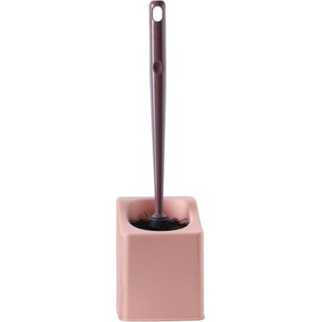 Brosse WC vidable avec siège(rose) (1/5)