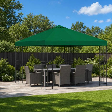 Teenpull – Pavillon 3 x 3 m Grün Polyester und Stahl 190 gsm (1/5)