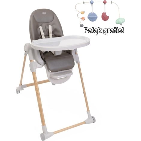 Chicco Polly Armonia skandinavischer Hochstuhl mit Wippfunktion + gratis Sicherheitsbügel (1/5)