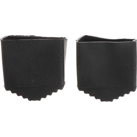 Lot de 2 protections pliables pour pieds d'échelle, patins antidérapants pour pieds d'échelle-4.30X4.20X2.30CM-Black (1/3)