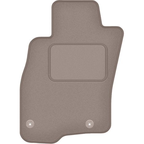 Alfombrilla de conductor beige para Fiat Punto 12' hatchback (2012-2018)