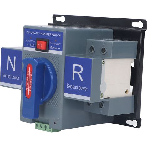 2P Doppel-Leistungs-CB 50A AC230V Automatischer Umschalter für Photovoltaik-Häuser, Miniatur-Kippschalter (1/5)