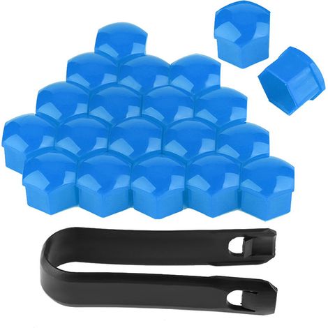 20 pcs Capuchons D'écrou De Roue capuchons de boulon de roue De Voiture, 19mm Nylon PA66 Capuchons D'écrou De Roue Auto Hub Vis Couvercle Boulon Jantes Protection
