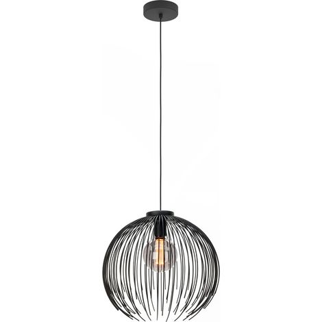 Lampe suspendue à fil noir Venezuela Ø 40cm - 901002
