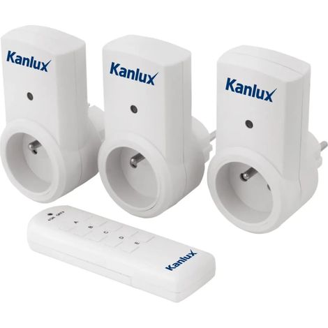 Infissi a controllo remoto Kanlux APO TM-3 - Set 3 pezzi - Bianco - 1150W (1/2)