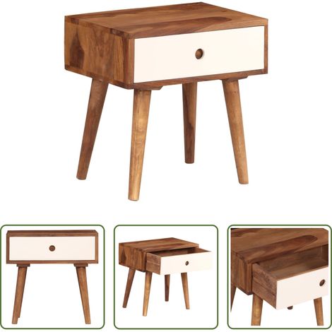 vidaXL Akazienholz Nachttisch -  Nachttisch Massivholz Akazie 45x30x45 cm (1/5)
