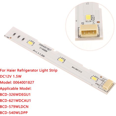 0064001827 Haier Side-by-Side Refrigerator BCD-575WDBI LED Bulb for Refrigerator (1/5)