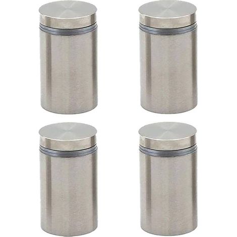 DISTANZIALI INOX PER TARGHE Ø 18 mm - pz 4