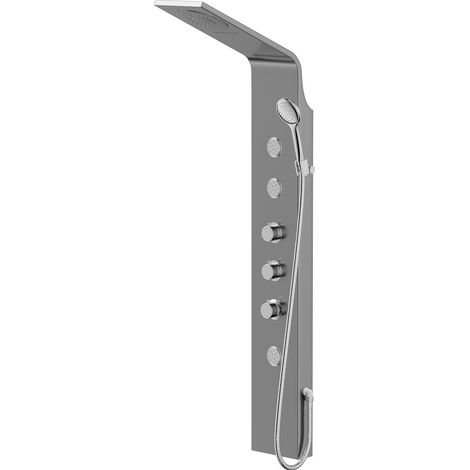 Hydra Matt Stainless Steel Thermostatic Shower Panel (1/5)