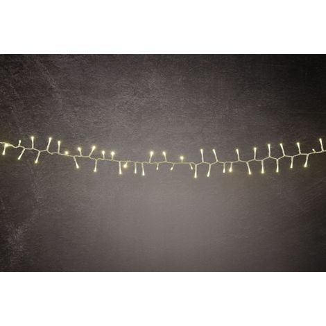TrendLine LED-Lichterkette Premium Außen 15,6 m warmweiß-transparent mit Timer, Dimmer Lichterketten (1/3)
