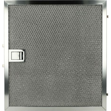 vhbw Filtre permanent anti-graisse remplacement pour Miele 8270440 pour hotte de cuisine, métal