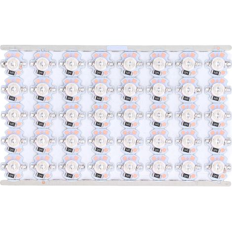 Ampoules LED haute luminosité économiques, perles DIY sur plaque aluminium 1W 12V pour phares et lampes d’armoire, lumière bleue (1/5)