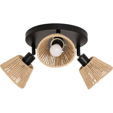 Plafoniera myha beige 25x21cm - Atmosphera créateur d'intérieur