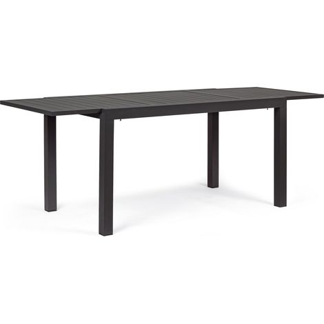 Tavolo allungabile in Alluminio dogato 140-210X77 Antracite (1/5)