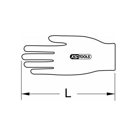 KS TOOLS Überzieh-Handschuh für Elektriker-Schutzhandschuh, Größe 11 ( 117.0144 ) (1/5)