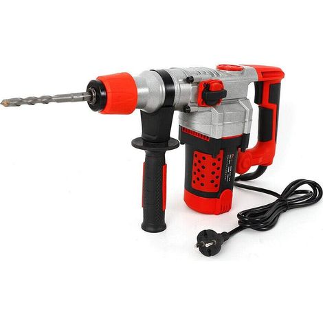 930RPM Elektrisch Bohrhammer Schlaghammer Multifunktional & Bohrer Zubehör 2200W (1/5)