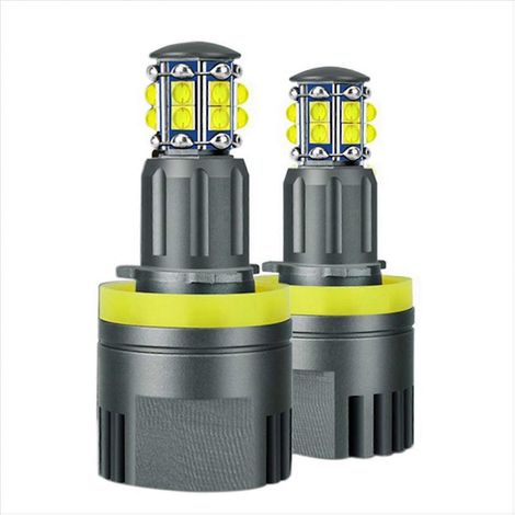 Ampoule de phare H8 6000K 120W LED Angel Eyes avec Canbus pour BMW E60 E61 E63 X5 E70 X6 E71 E90 E91 E92 E93 M3 E89 E82()