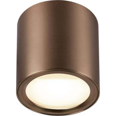 Plafonnier OCULUS rond 2000-3000K 11W dim toWarm PHASE 100° cuivre foncé - SLV - 1008620 (1/3)