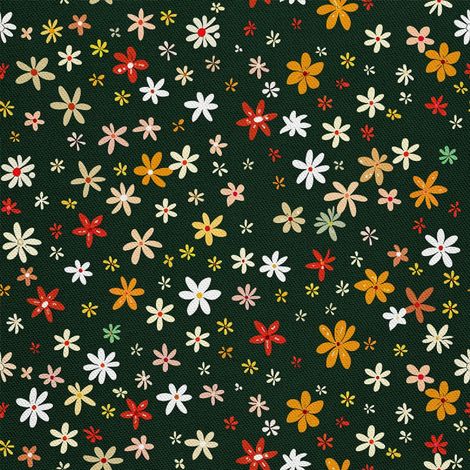 Tela Oxford decorativa para exteriores - Motivo floral I DX5422 (1/5)