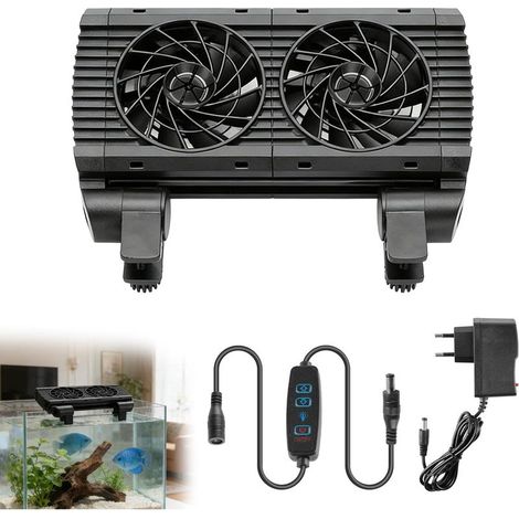 Ventilateur Aquarium, Ventilateur D'aquarium, Refroidisseur D'aquarium Ventilateur De Refroidissement Aquarium Refroidisseur Aquarium Fan Ventilateur De Réservoir De Poissons, 2 Ventilateur (1/5)