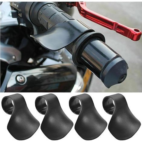 4Pcs Repose-Poignet D'accélérateur de Moto, Support D'aide à La Croisière, Cruise Control D'accélérateur Guidon Grip, Poignée D'assistance pour Moto, Support de Pouce pour Régulateur de Vitesse (1/5)