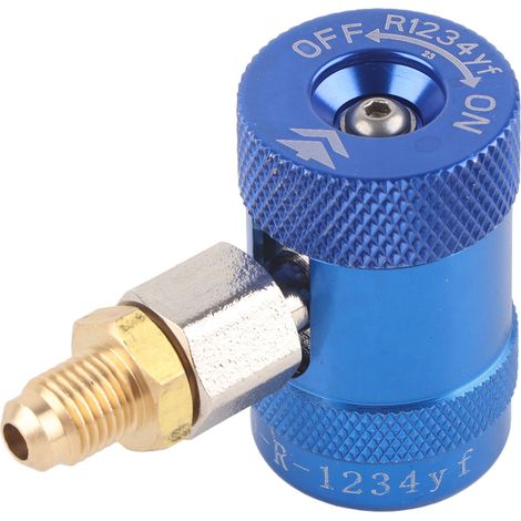 Adaptateur de Recharge Rapide pour Climatiseur Auto - Kit de Raccord Basse Pression pour Gaz Frigorigène HS‑1234YF