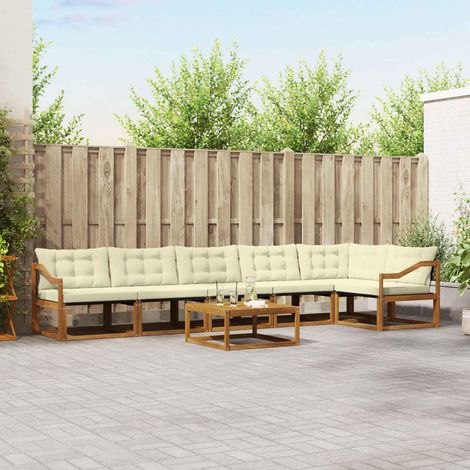 Teenpull – Outdoor-Sofagarnitur 6 Stk. Natur und Creme (1/5)