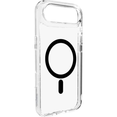 iPhone 17 Air TPU PC Lite Mag MagSafe Rückseitenschutzhülle – Transparenter schwarzer Ring (1/2)