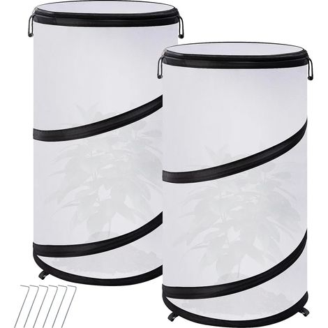 Lot de 2 couvertures Pop up pour Mini Serre 50 virgule 8 x 30 virgule 5 cm pour Plantes de Jardin d hiver Tente de Protection Contre (1/5)