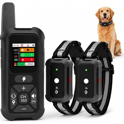 Collier Anti Fugue pour Chien, Clôture GPS Intelligente, 3 Modes d'Entraînement, Portée 2000 m, Nylon Réfléchissant (1/5)