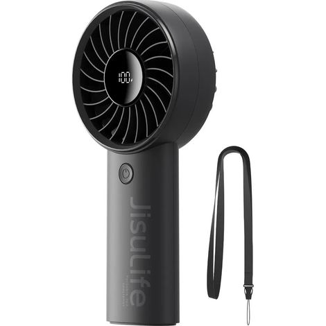 Ventilateur portable USB Jisulife Life4 5000 mAh - Noir (1/5)
